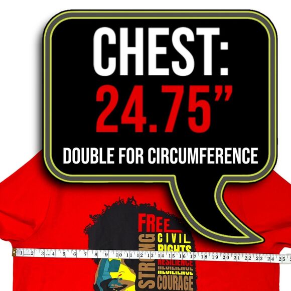 Black History MENS XL Graphic T-Shirt Juneteenth Red Civil Rights Equality Jazz - Picture 8 of 13